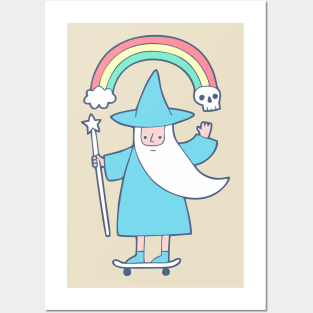 Rainbow Wizard Posters and Art